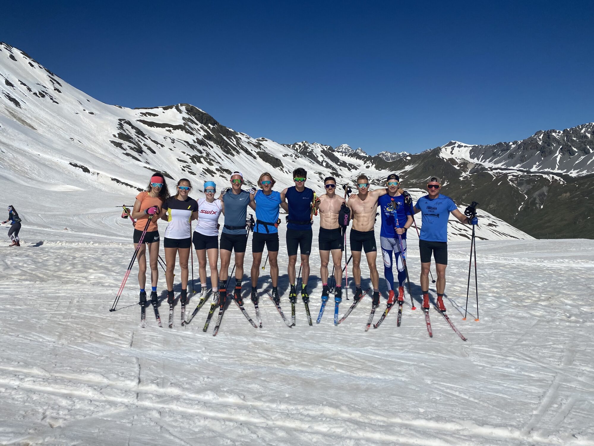 Trainingslager auf dem Stelvio