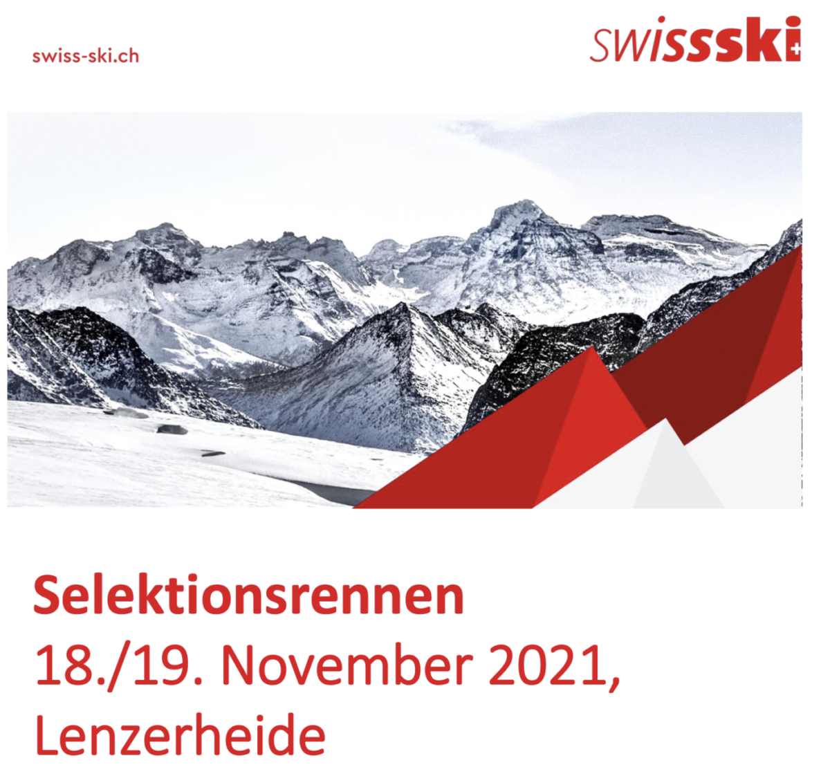 Swiss Ski Selektionsrennen Biathlon IBU Cup