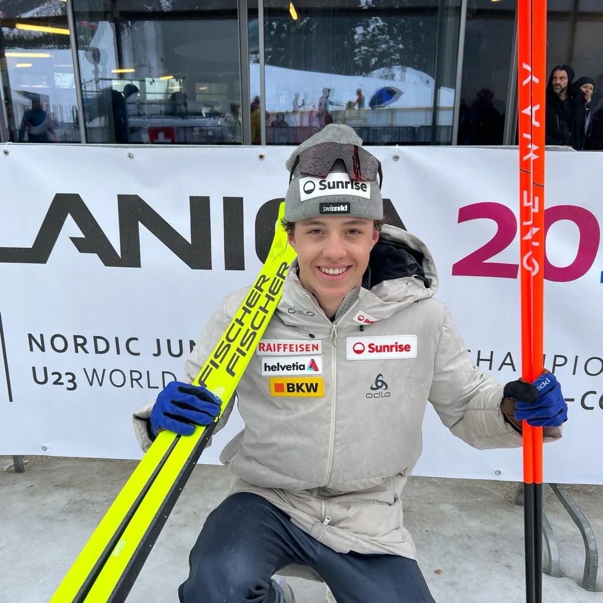 Weitere Bündner Medaille an der Junioren-/U23 WM. Isai Näff gewinnt Silber