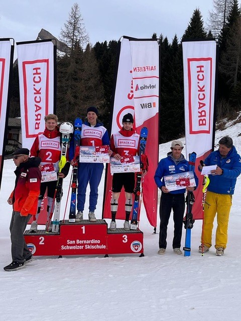 Nino Feuerstein bester Newcomer beim Slalom in San Bernardino