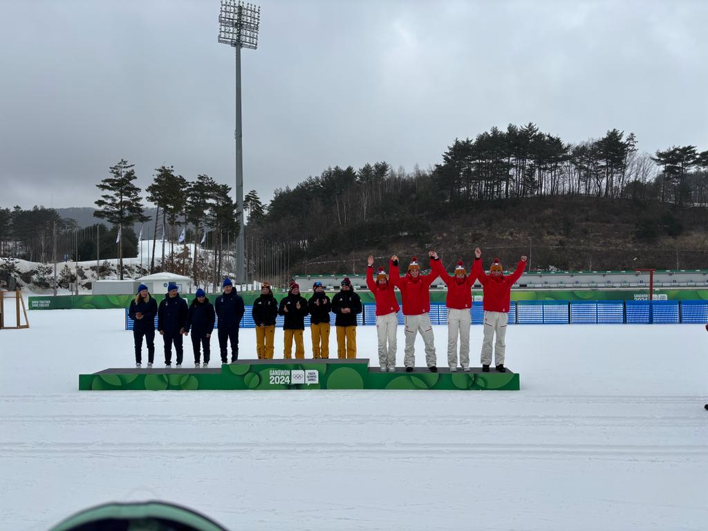 Ilaria Gruber und Maximilian Wanger holen Bronze an den YOG in Gangwon