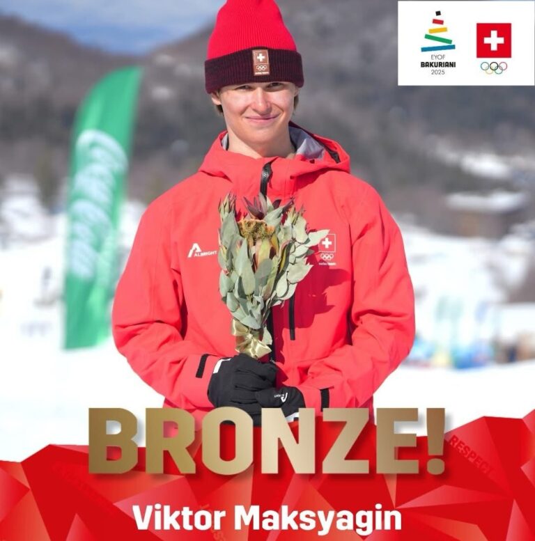 Nach Gold sichert sich Viktor Maksyagin auch noch Bronze